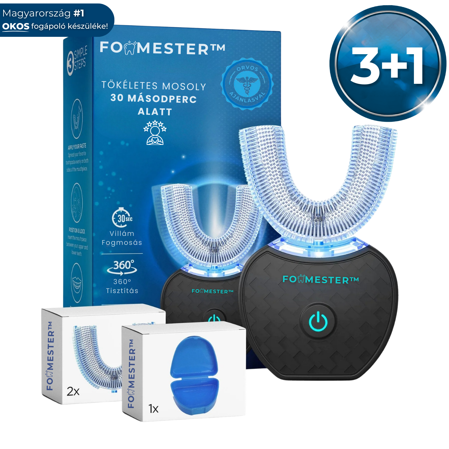 FogMester™ – Automatikus Fogkefe 3+1 db